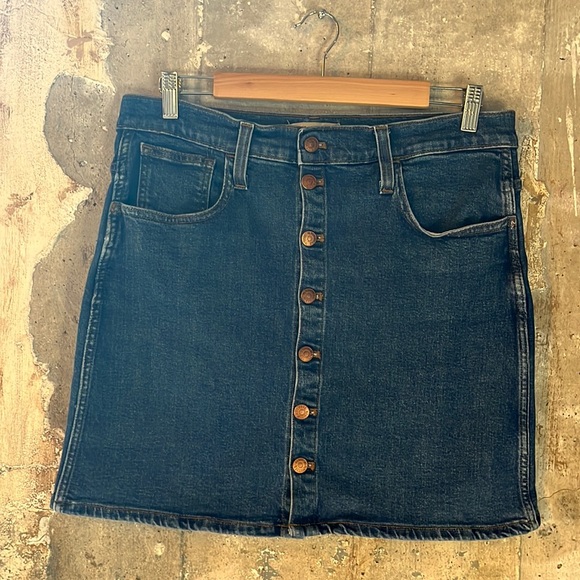 MADEWELL Denim Jean SKIRT  Sz 31 - Picture 1 of 5